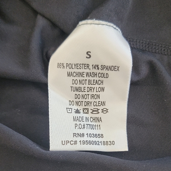 Hurley Black and White Floral Long Sleeve Tee - Picture 9 of 11